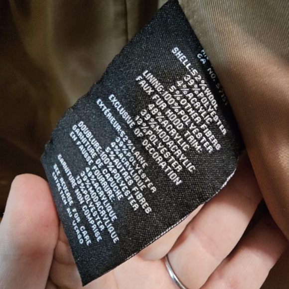 Cole Haan Wool faux fur coat - Picture 8 of 10